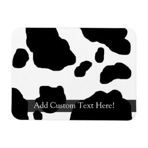 Fun Cow Print Personalisiert Magnet