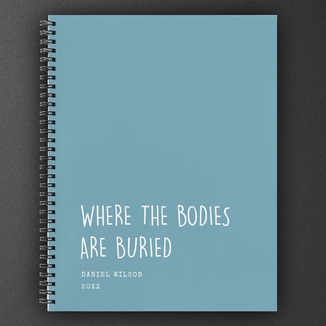 Fun Coworker Student Geschenk, bei dem Körper begr Notizbuch (Von Creator hochgeladen)