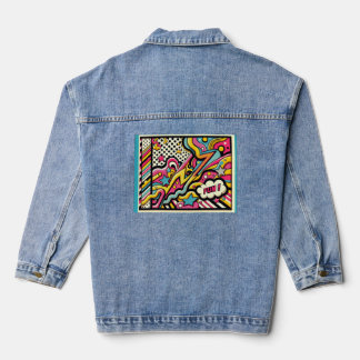 FUN Creative Denim Jacket Jeansjacke