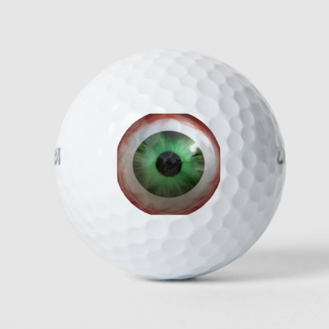 Fun Creepy Green Eye Ball - Seltsam (Vorderseite)