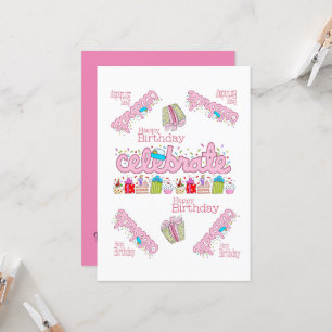 FUN Cupcake Happy Birthday Einladung