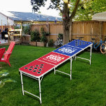 Fun Custom Champion Beer Pong Tisch<br><div class="desc">Mit diesem speziell für Sie personalisierten "Champion" Bierpongtisch lassen Sie Ihre Fähigkeiten stilvoll aussehen. Sie können diese Tabelle auch anpassen, indem Sie "anpassen" wählen und die Hintergrundfarbe für jede Seite ändern.</div>
