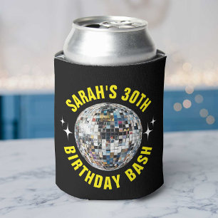 Fun Custom Disco Ball 30. Geburtstag Gefallen Dosenkühler