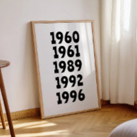 Fun Custom Family 5 Geburtstag Jahr Unterschreiben