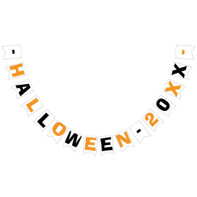 FUN! 🎃  Custom Halloween Bunting Banner – Persona (Alle)