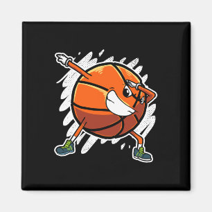 Fun Dabbing Basketball Ball Dab Sports Player Magnet