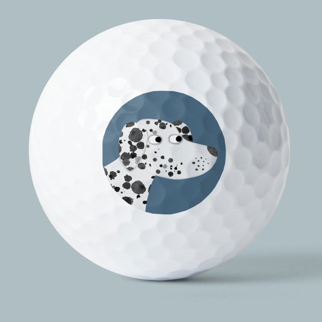 Fun Dalmatiner Dog Golfball (Von Creator hochgeladen)