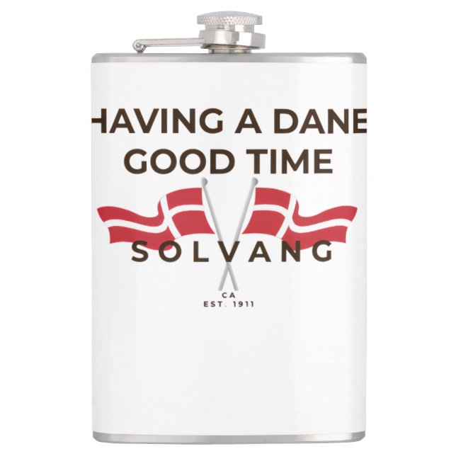 Fun dänische Tasse Flachmann (Vorderseite)