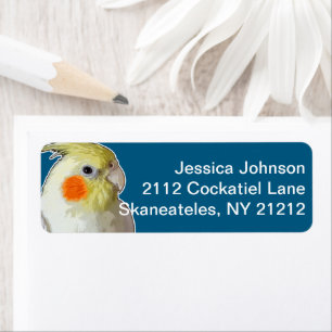 Fun Dark Navy Blue Cockatiel Pet Bird Cool Parrot