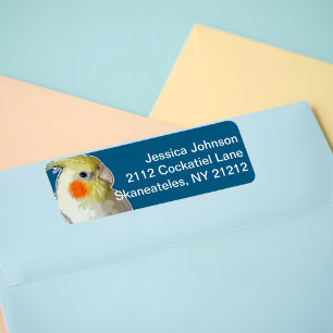 Fun Dark Navy Blue Cockatiel Pet Bird Cool Parrot