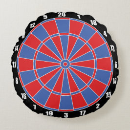Fun Dartboard Darts Round Kissen