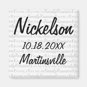 Fun Date Family Wiedersehen Nur das Geschenk der F Magnet