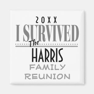 Fun Dated Family Wiedersehen Souvenir Geschenk Magnet