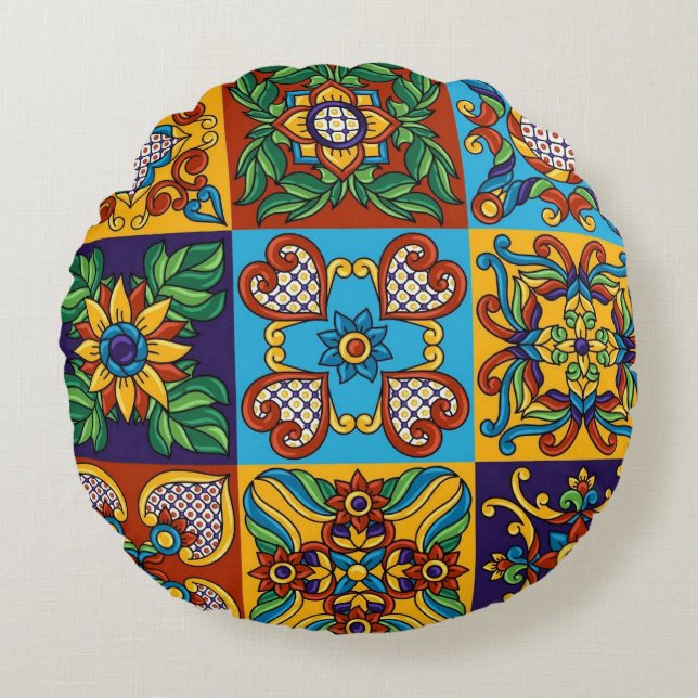 Fun Decor Round Pillow Rundes Kissen (Vorderseite)
