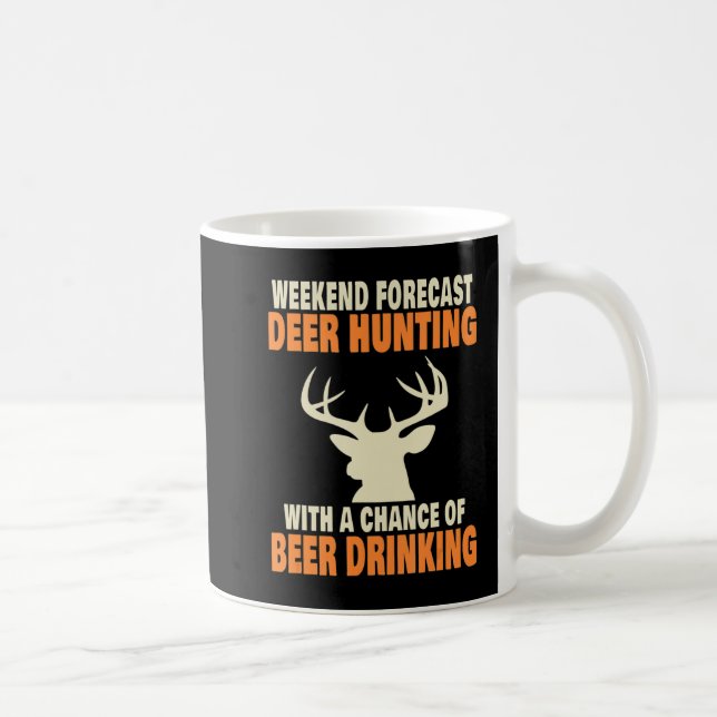 Fun Deer Jagd Kaffeetasse (Rechts)