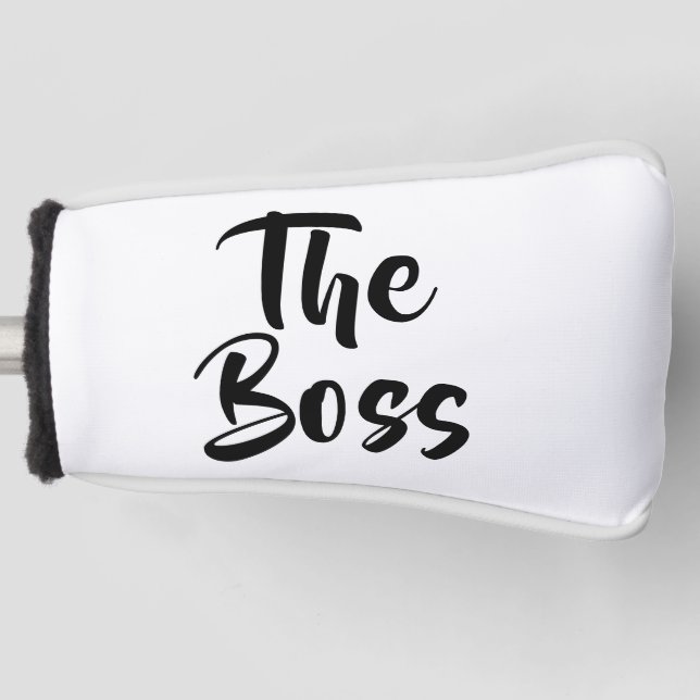 FUN, DER BOSS GOLF HEADCOVER (Vorderseite)