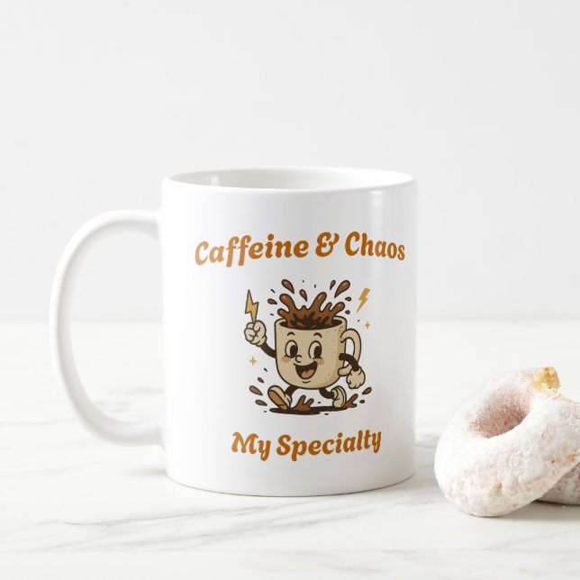 Fun Design Coffee Tasse (Mit Donut)
