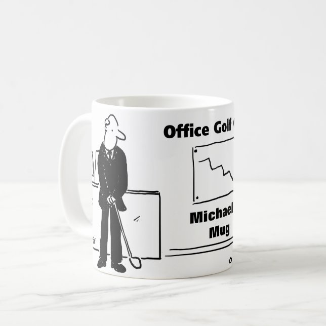 Fun Design für Golf Lover Tasse (Vorderseite Links)