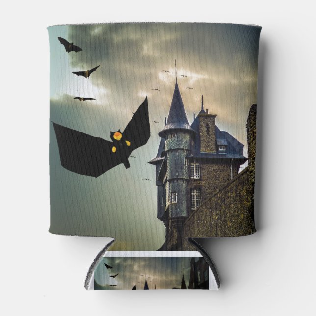 Fun Design für Halloween Dosenkühler (Vorderseite)