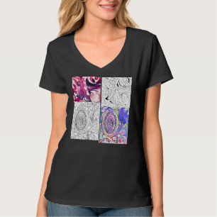 Fun Design für weiblichen T - Shirt
