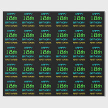 Fun Digital Computing Themed 18th Birthday