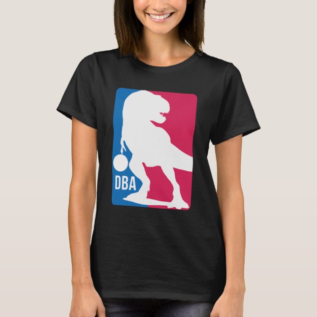 Fun Dinosaur Basketball T-Shirt (Vorderseite)