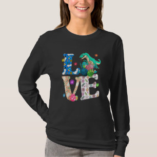 Fun Dinosaur Happy Osterdino Liebe T Rex Bunny Eg T-Shirt