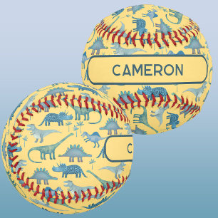 Fun Dinosaurier Personalisiert Baseball