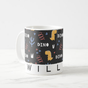 Fun Dinosaurier Personalisiert Kids Kaffee Tasse