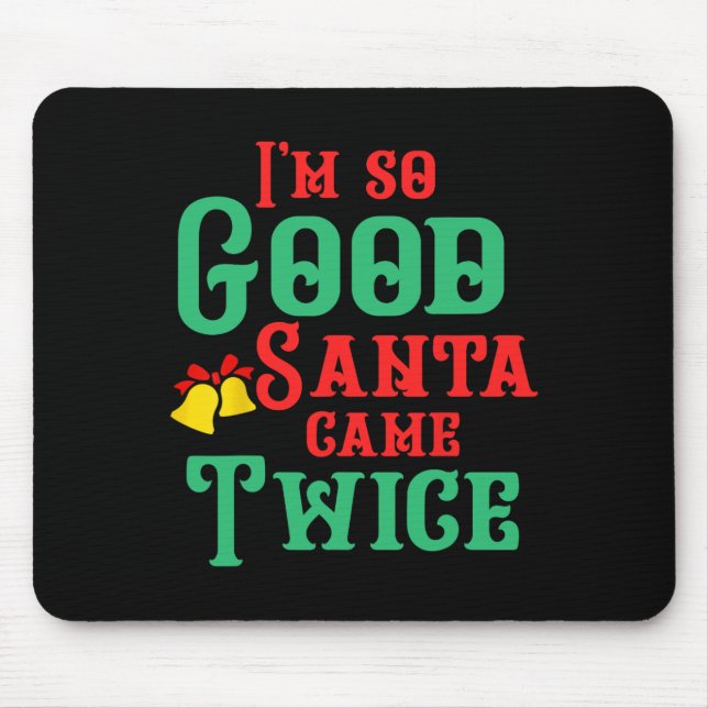 Fun Dirty Naughty unpassende Weihnachtserwachsene  Mousepad (Vorne)