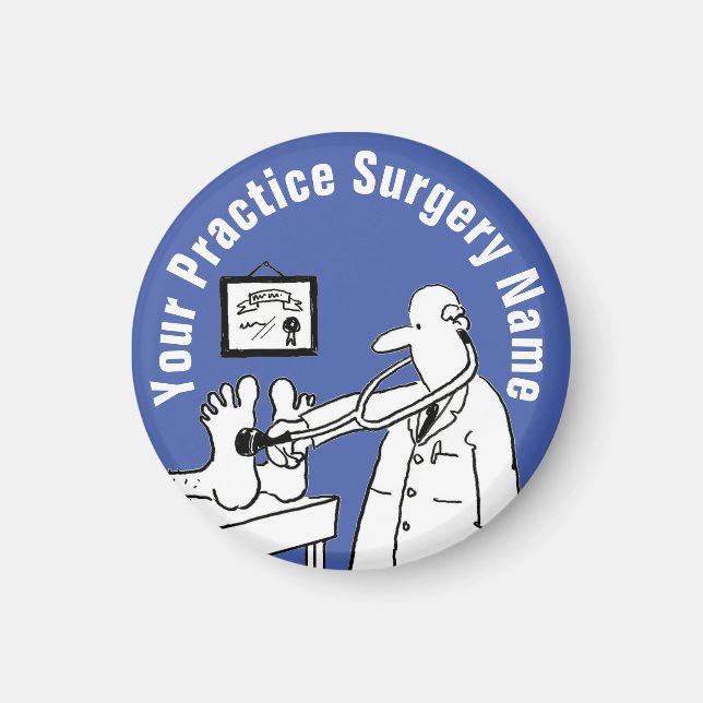 Fun Doctor mit Stethoscope Magnet (Vorne)