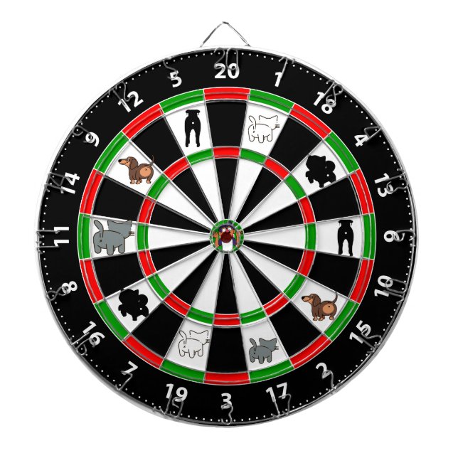 Fun Dog & Cat Hintern Dartscheibe (vorne)