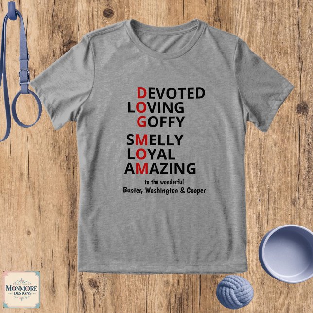 Fun Dogma Spelling Custom  Tri-Blend Shirt (Von Creator hochgeladen)