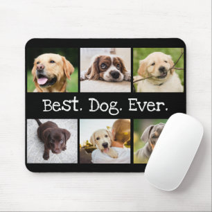 FUN DOGS 6 Foto von Leime Best Dog Ever Black Whit Mousepad