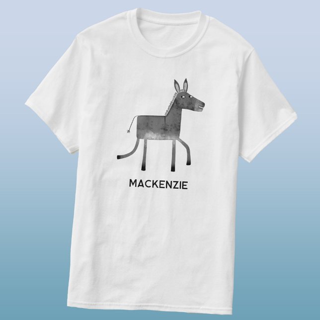 Fun Donkey Personalisiert T-Shirt (Fun personalized custom name donkey t-shirt)