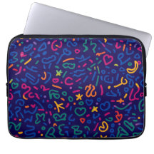 Fun doodle farbenfrohe, lebendige Formen