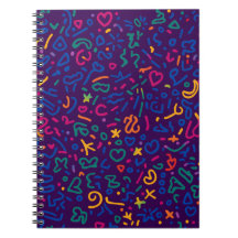 Fun doodle farbenfrohe, lebendige Formen