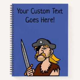 Fun Doppelseitiger Pirate Notizbuch