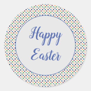 Fun Easter Eggs Runder Aufkleber