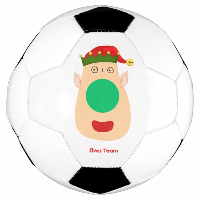 Fun Elf Weihnachten Fußball (Vorderseite)