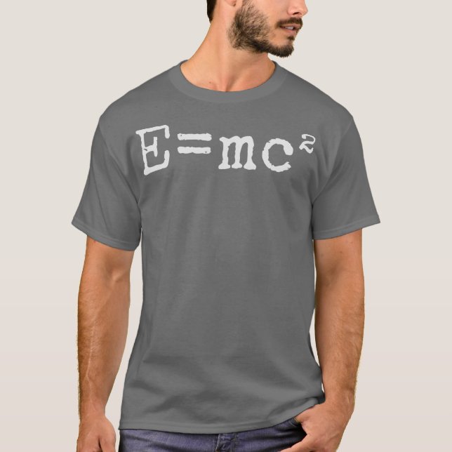 Fun Emc equation Science Physics Relity T-Shirt (Vorderseite)
