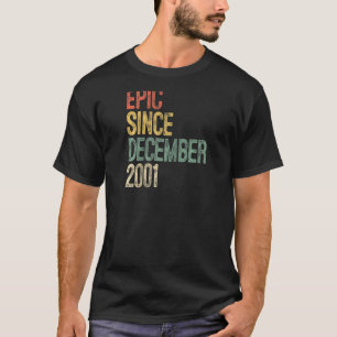 Fun Epic Seit Dezember 2001 19. Geburtstag 19 Jahr T-Shirt