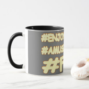 "FUN EQUATION" Niedliches Ausdrucksdesign. Jetzt k Tasse