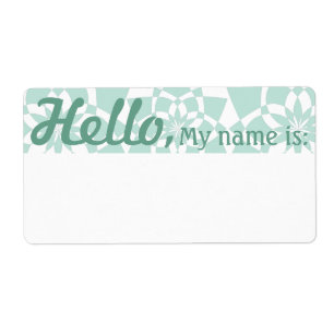 Fun Extravagante Party Namensschilder - Celadon Ge