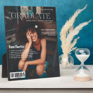 Fun Facts   Graduate Magazine Cover Foto Plaque Fotoplatte