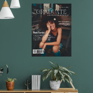 Fun Facts Graduate Magazine Cover Foto Poster