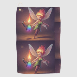 Fun Fairy Wipe Golf Towel Golfhandtuch