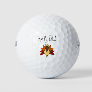 Fun Fall Turkey Golfball