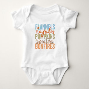 Fun Fall Vibes Baby Strampler