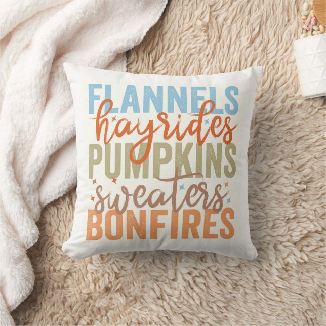 Fun Fall Vibes Kissen (Decke)
